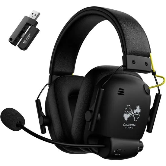 AURICULAR WIRELESS ONIKUMA GT888 GAMING HEADSET BT/2.4GHZ/MIC/BLACK