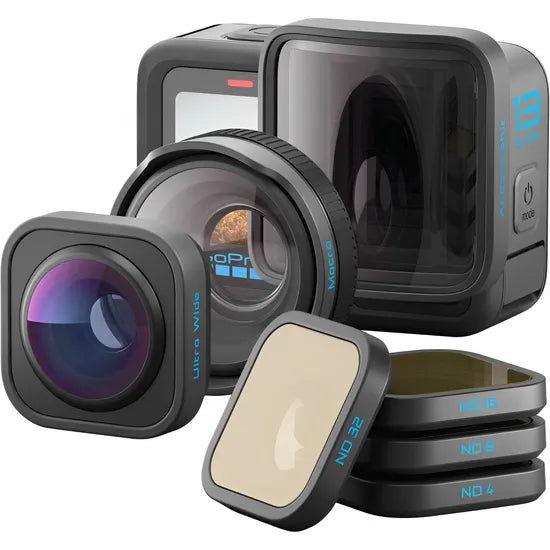 GOPRO FILM. HERO13 CHDRB-132-RW BLACK + COLECCION DE LENTES SERIE HB Product