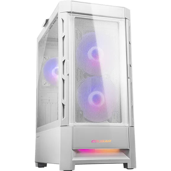 GABINETE COUGAR DUOFACE RGB 3 FAN WHITE (TEMPERED GLASS Y AIRFLOW)