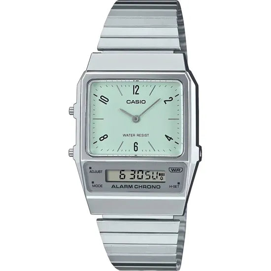 RELOJ CASIO VINTAGE AQ-800E-3ADF SILVER/LIGHT BLUE Product