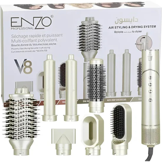 SECADOR ENZO PROFESSIONAL 7-EN-1 EN-755 1500W GREEN 220V