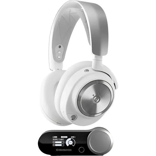 AURICULAR STEELSERIES 61722 ARCTIS NOVA PRO OMNI WIRELESS PC/PS5/XBOX/SWITCH/MOBILE BT WHITE