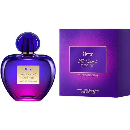PERFUME  BANDERAS HER SECRET DESIRE EDT 80 ML-FEMENINO