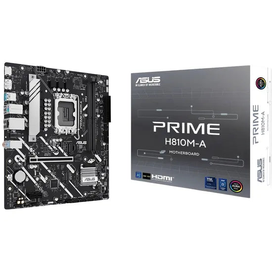 PLACA MADRE ASUS 1851 H810M-A PRIME/HDMI/DP/USB 3.2/2M.2/DDR5/MATX Product