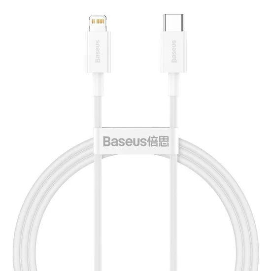 CABLE USB-C / LIGHTNING BASEUS CATLYS-A02 SUPERIOR 20W PD 1M WHITE