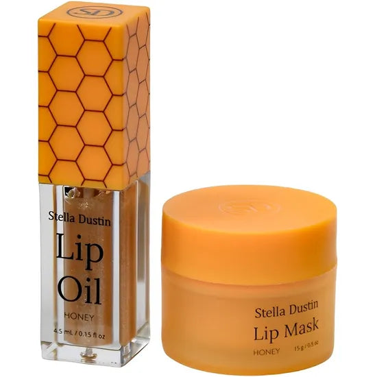 STELLA DUSTIN LIP OIL+ LIP MASK HONEY Product