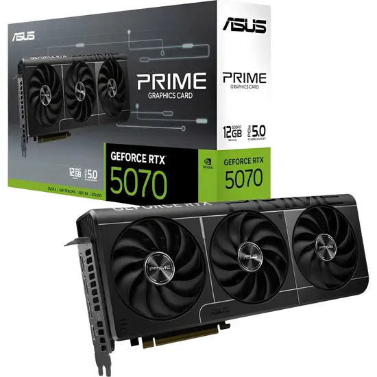PLACA DE VIDEO ASUS RTX5070 PRIME 12GB/GDDR7/2160MHZ/3FAN