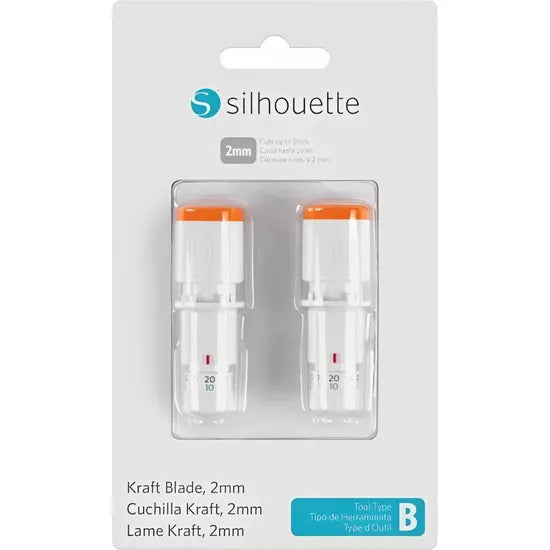 SILHOUETTE CUCHILLA P/ CAMEO 3/PORTRAIT 2 2MM KRAFT BLADE 2 PACK SILH-BLADE-KRAFT-B Product