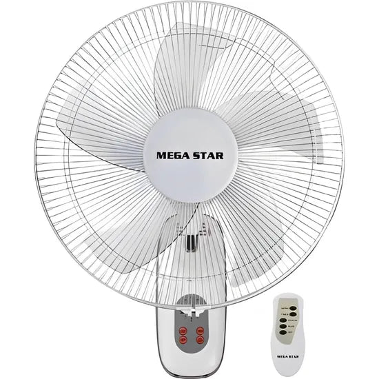 VENTILADOR DE PARED MEGA STAR FAN1820P 18"" 75W/3VEL/3ASP/220V 50HZ/WHITE Product
