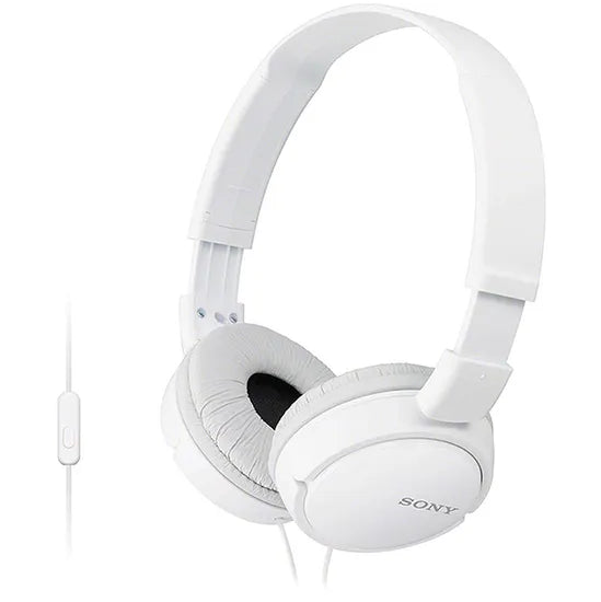 AURICULAR SONY ON-EAR MDR-ZX110 AP WHITE C/MIC.