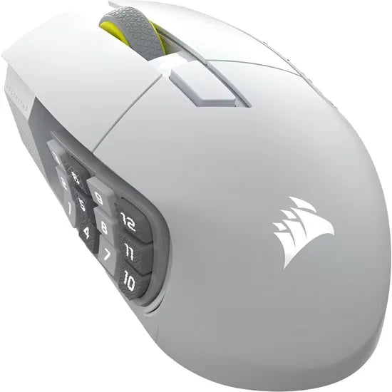 MOUSE GAMER CORSAIR SCIMITAR ELITE WIRELESS SE MMO WHITE CH-9314011-WW