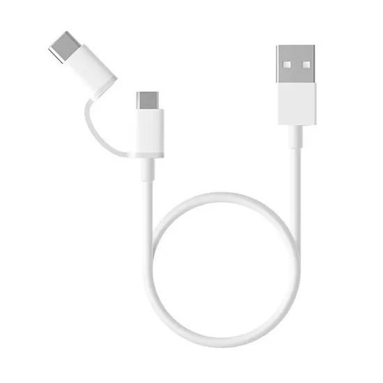 CABLE USB XIAOMI 2 IN 1 1M WHITE SJX02ZM Product