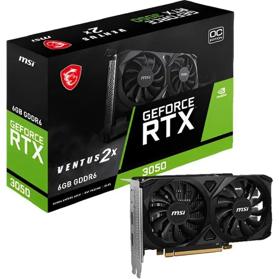 VGA MSI RTX3050 VENTUS 2X 6GB OC/GDDR6/1492MHZ/2FAN Product
