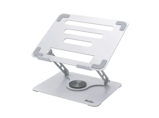 SOPORTE P/ NOTEBOOK KOLKE ELEVADOR METAL KVS-767 SILVER 17,3""/5KG/360°/180°