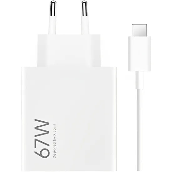 CARGADOR PARED XIAOMI MDY-12-EH 67W USB-A/USB-C + CABLE WHITE