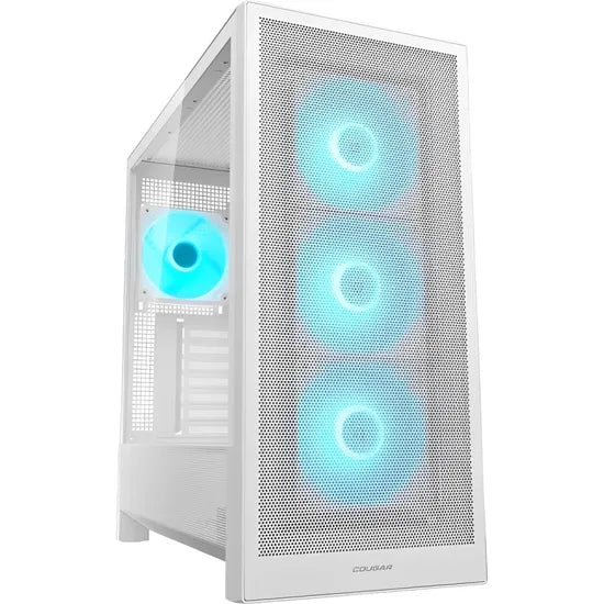 GABINETE COUGAR MX230 RGB 4FAN WHITE