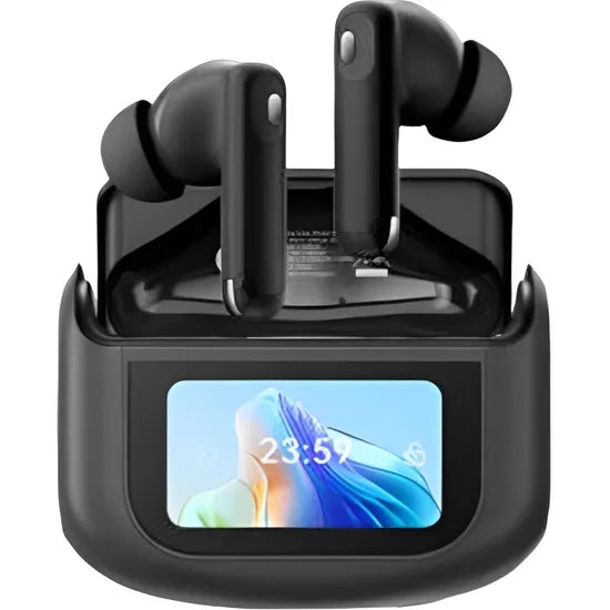 AURICULAR BLACKVIEW AIRBUDS 12 BT/TOUCH/ANC/TWS/MIC/IPX7/LCD ONIX BLACK