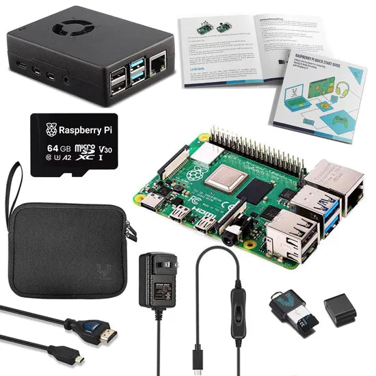 MINI PC RASPBERRY PI 4 MODEL B 4GB COMPLETE STARTER KIT CAJA BLANCA Product