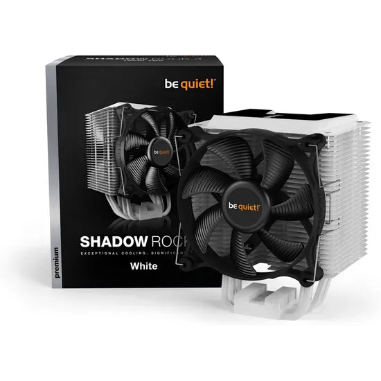 COOLER P/CPU BE QUIET! SHADOW ROCK 3/120MM PWM/COMPACT COOLING/190W TDP/WHI(BK005)1GTA.BR Product