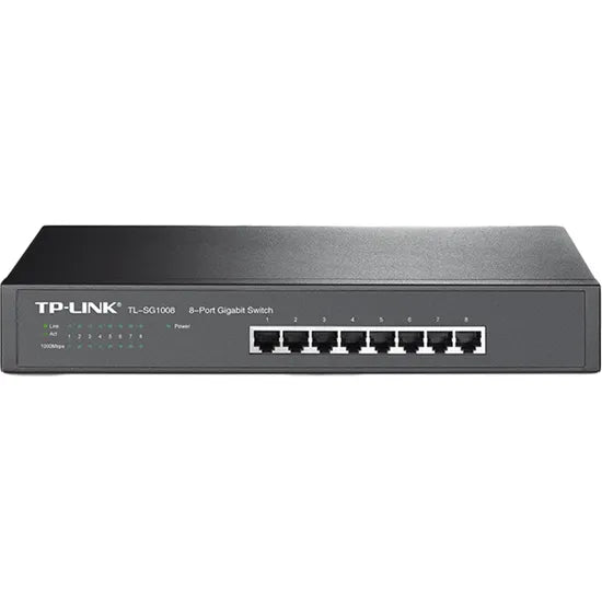 TP-LINK HUB SWITCH 8P TL-SG1008 GIGABIT 10/100/1000MBPS Product