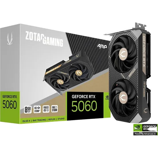 VGA ZOTAC RTX5060 AMP OC 8GB/GDDR7/2550MHZ/3FAN ZT-B50600F-10M Product