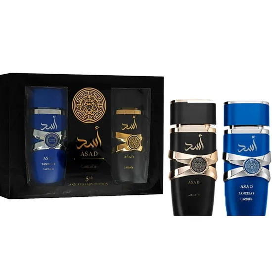 KIT PERF LATTAFA ASAD 100ML + ASAD ZANZIBAR 100ML Product