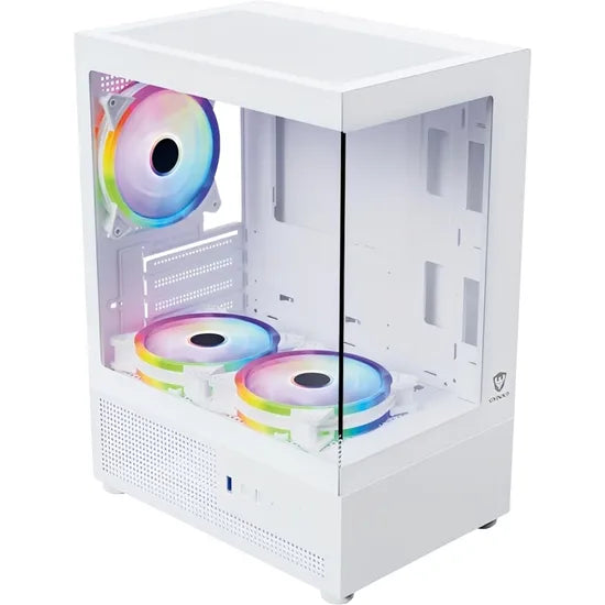 GABINETE SATELLITE GAMER K8502 3 FAN RGB M-ATX WHITE Product