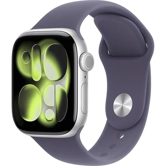 APPLE WATCH S11 46MM GPS MEVA4LW/A SILVER ALUM PURPLE FOG SPORT BAND M/L