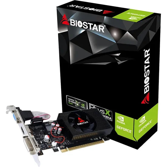 PLACA DE VIDEO BIOSTAR GEFORCE GT730 4GB/GDDR3/1333MHZ/1FAN VN7313TH41 Product