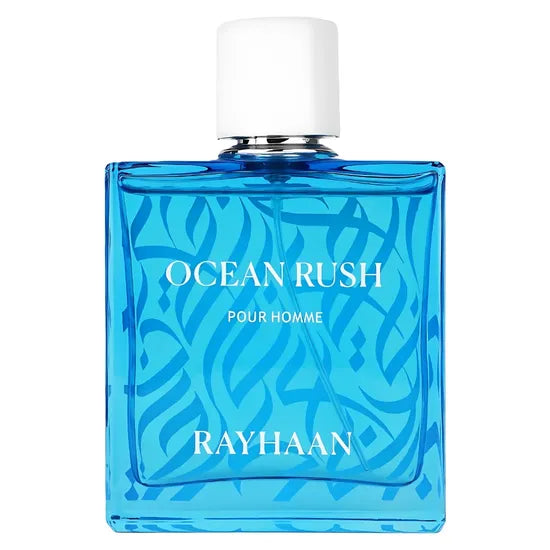 PERFUME  RAYHAAN OCEAN RUSH EDP 100ML - MASCULINO