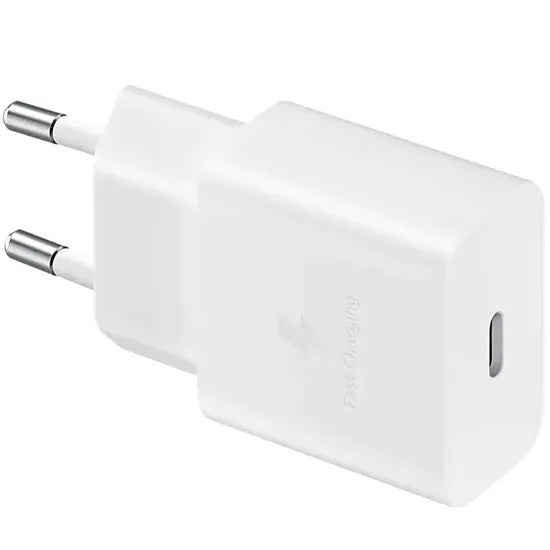CARGADOR PARED SAMSUNG EP-T1510XWEGWW USB-C 15W + CABLE USB-C WHITE