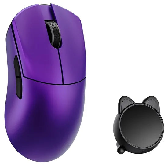 MOUSE WIRELESS WLMOUSE HUAN 8K 48G/PAW3950HS/OMRON OPTICALS/8K SCREEN DONGLE/PURPLE