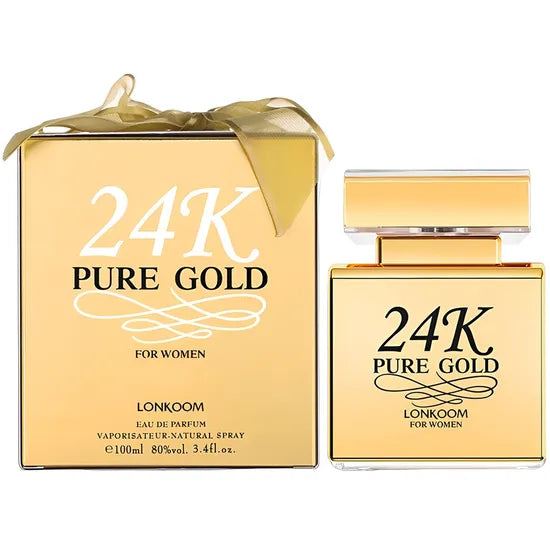 PERFUME  LONKOOM 24K PURE GOLD EDP 100ML - FEMENINO Product