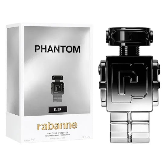 PERFUME  RABANNE PHANTOM ELIXIR RECARGABLE 150ML - MASCULINO