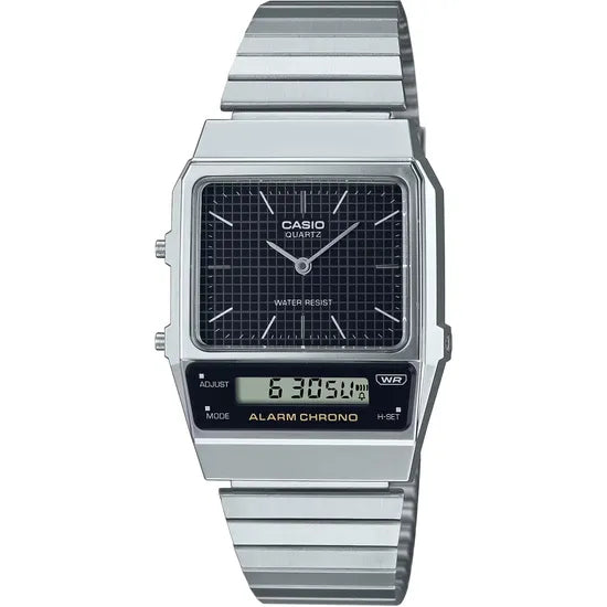 RELOJ CASIO VINTAGE AQ-800E-1ADF SILVER/BLACK Product