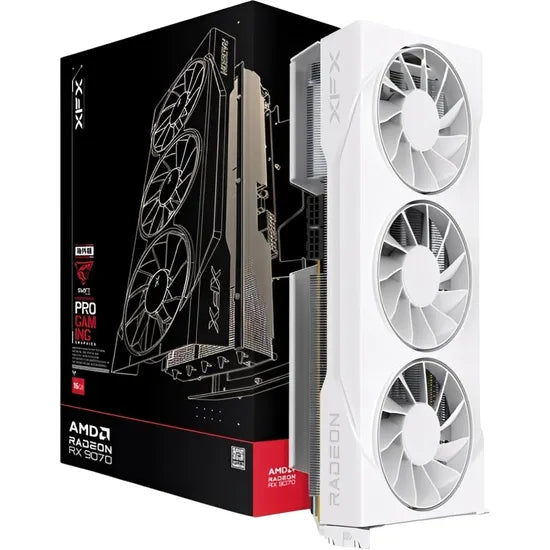 VGA XFX RADEON RX9070 SWIFT GAMING EDITION OC WHITE 16GB/GDDR6/2700MHZ/3FAN RX-97SWFT3W7 Product