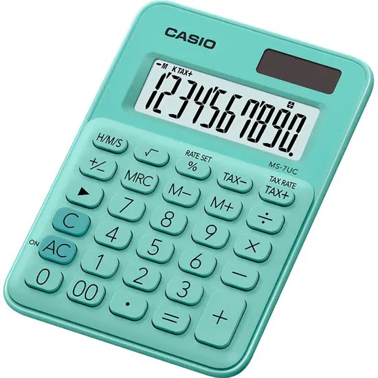 CALCULADORA COMPACTA CASIO MS-7UC-GN-N-DC - TURQUOISE Product