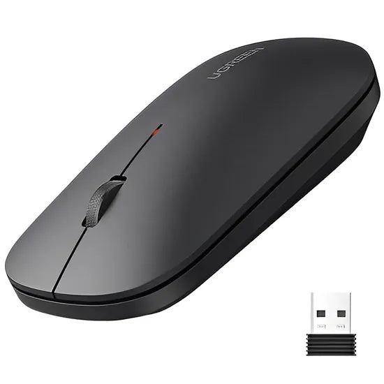MOUSE WIRELESS UGREEN MU001 SILENT/4000DPI/2.4GHZ/BLACK Product