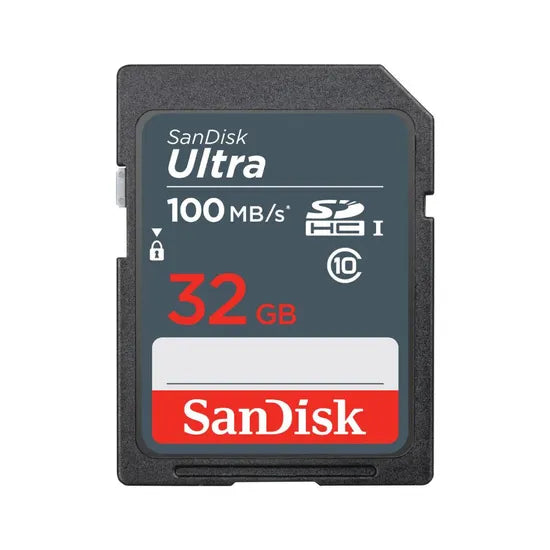 MEMORIA RAM SD 32GB SANDISK ULTRA 100MB/S C10 (SDSDUNR-032G-GN3IN)