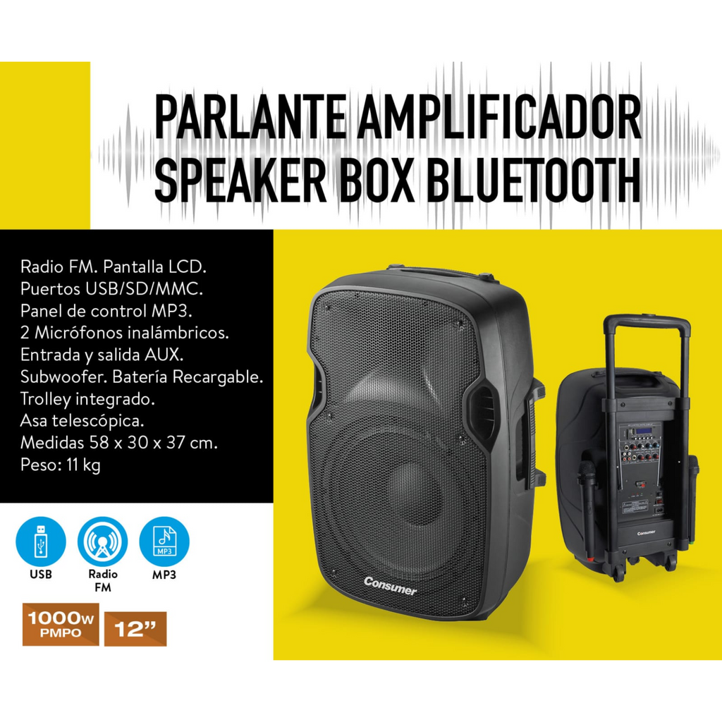 Parlante amplificador speaker box lite