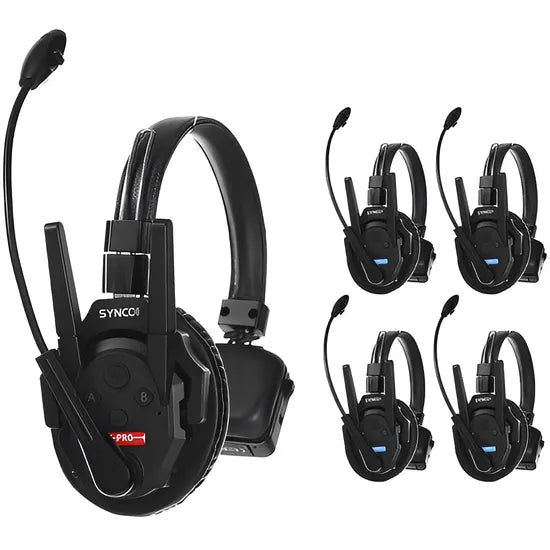 AURICULAR INTERCOM SYNCO XTALK XPRO5 - 5 PERSON - 2.4 GHZ - 500M