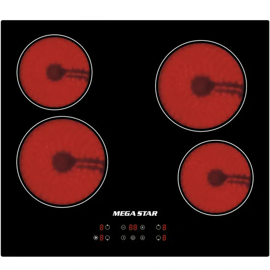 COCINA INFRARROJA EMBUTIBLE MEGA STAR COOKTOP3 4HORNALLAS/220V Product