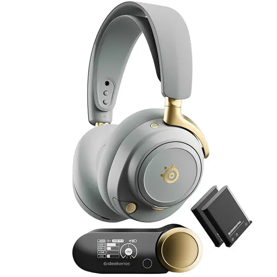 AURICULAR STEELSERIES 61663 ARCTIS NOVA ELITE WIRELESS PC/3D/ANC/SAGE GOLD Product