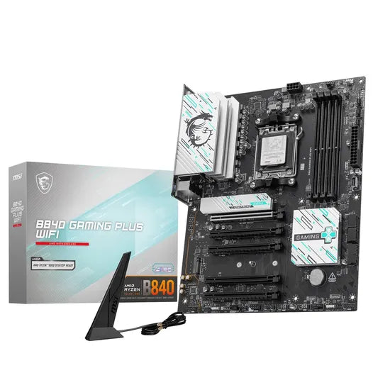 PLACA MADRE MSI AM5 B840 GAMING PLUS WIFI HDMI/USB3.2/2M.2/DDR5/ATX Product