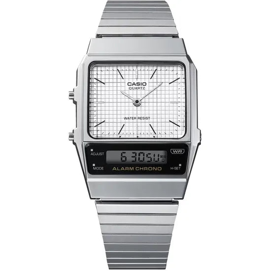 RELOJ CASIO VINTAGE AQ-800E-7ADF SILVER/WHITE Product