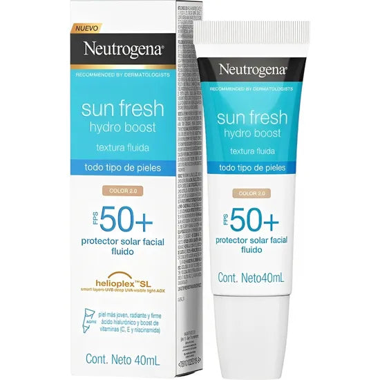 PROTECTOR FACIAL NEUTROGENA HIDRO BOOST SUN FRESH C/COLOR SPF50 40ML Product