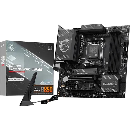 PLACA MADRE MSI AM5 B850M GAMING PRO WIFI6E HDMI/DP/USB3.2/2M.2/DDR5/MATX Product
