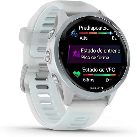 RELOJ GARMIN FORERUNNER 570 42MM CLOUD BLUE - TRANSL WHITESTONE/CLOUD BLUE BAND 010-02970-01 Product