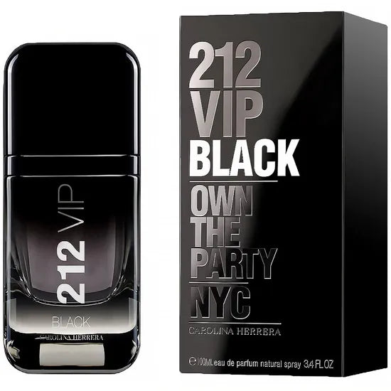 PERFUME  CAROLINA H. 212 VIP BLACK EDP 100ML - MASCULINO