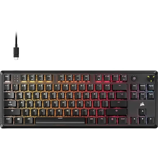 TECLADO MECANICO CORSAIR K70 CORE TKL RGB/80%/MLX RED SW (LINEAR) BLACK CH-911911E-NA Product